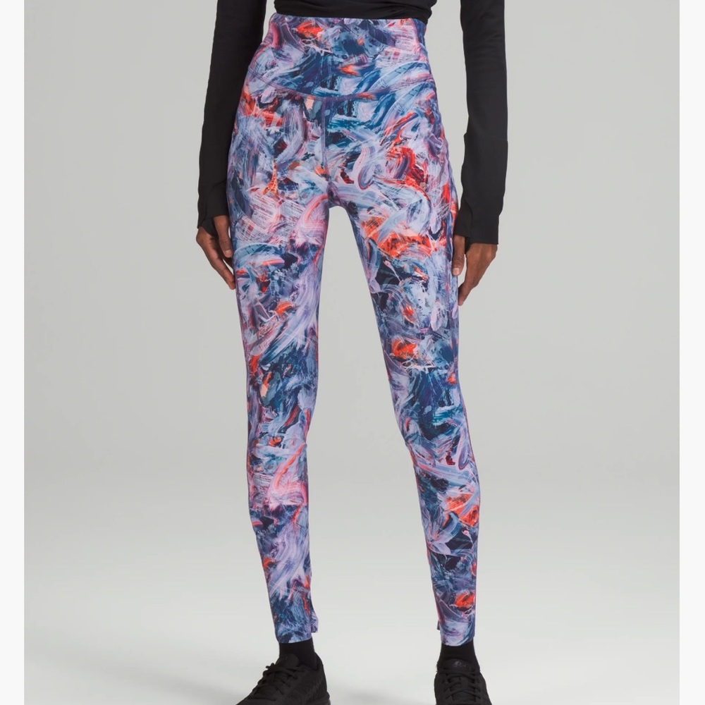 NWT Lululemon Base Pace 28” High Rise Running Tight, Brushed Nulux, Size 12